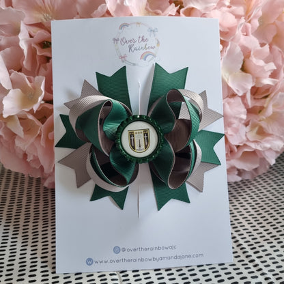 School Logo Boutique Bow (12 colours)