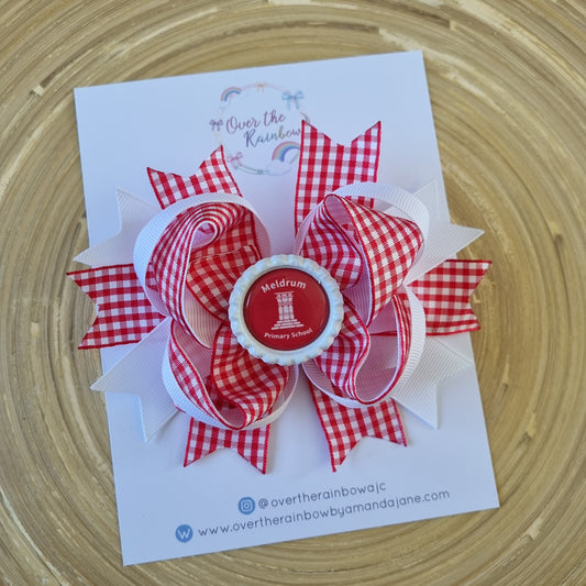 Logo Gingham Boutique Bow (7 Colours)