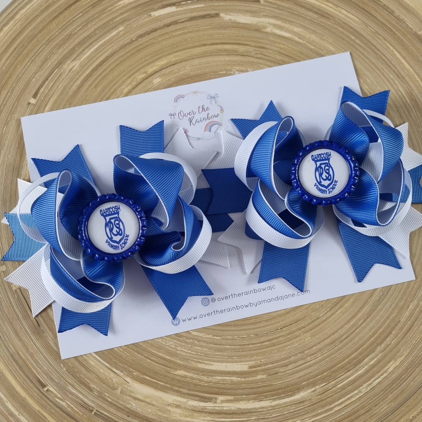 School Logo Large Bows Bundle (12 Colours)