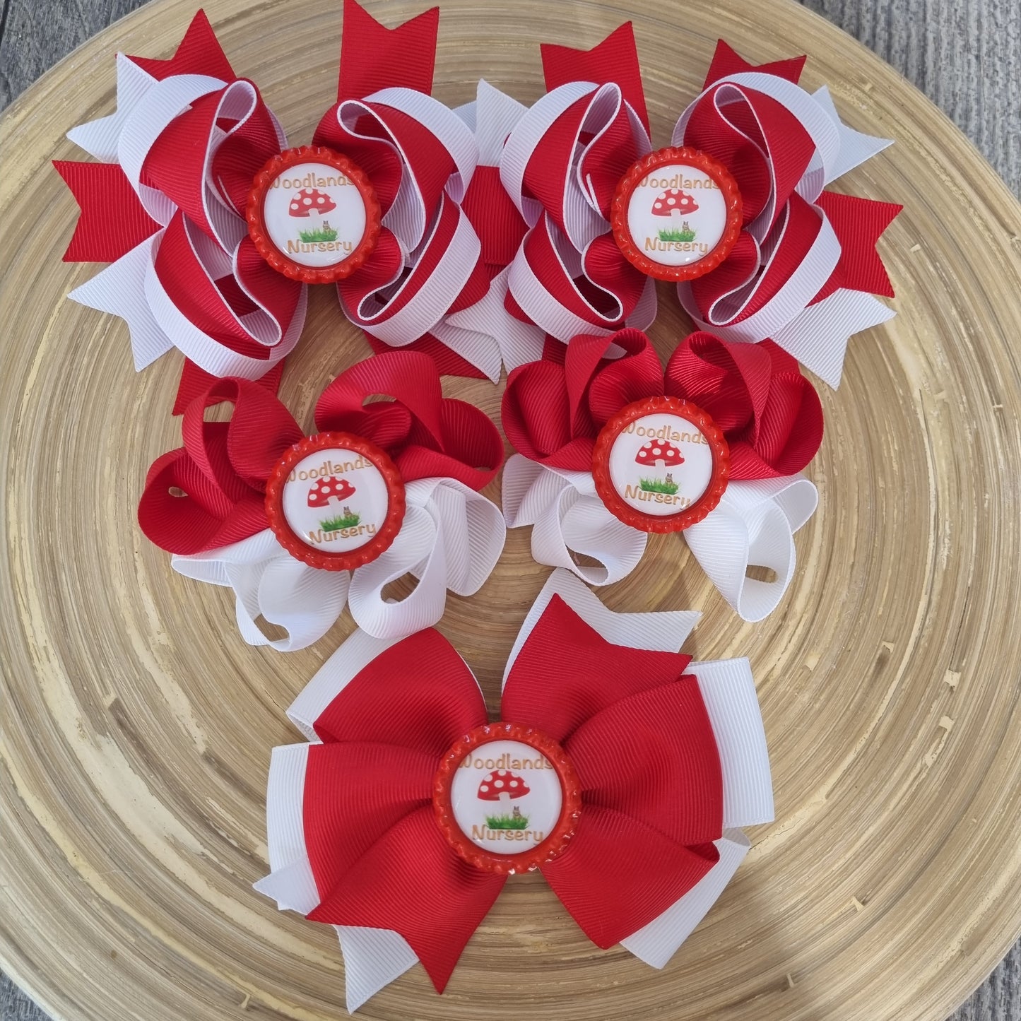 School Logo Large Bows Bundle (12 Colours)