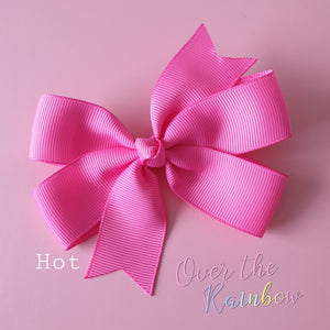 Hot Pink 4" Pinwheel Bow