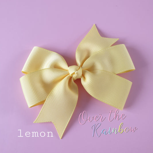 Lemon Pinwheel Bow