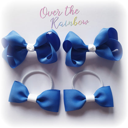 School Logo Small Bows Bundle (12 Colours)