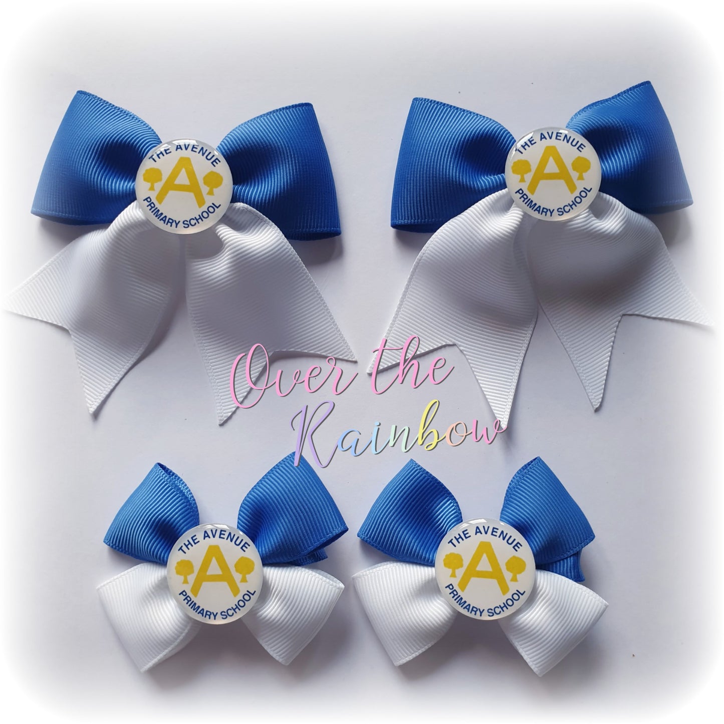 School Logo Small Bows Bundle (12 Colours)