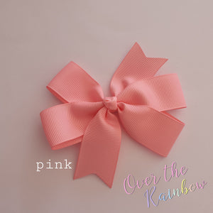 Pink 4" Pinwheel Bow