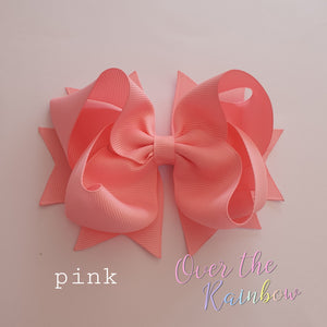 Pink 5" Boutique Bow