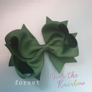 Forest 5" Boutique Bow