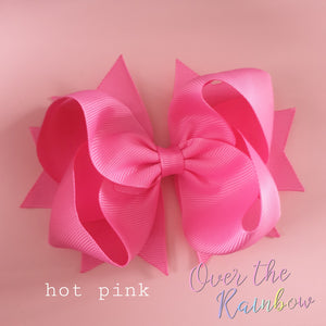 Hot Pink 5" Boutique Bow