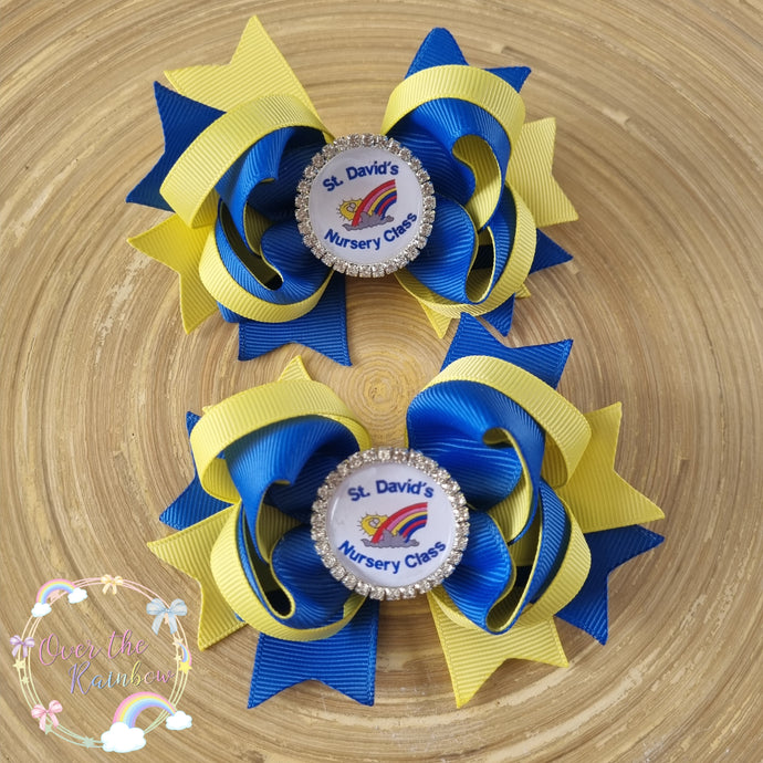 Small School Logo Boutique Pair (12 colours)