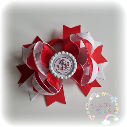School Logo Boutique Bow (12 colours)