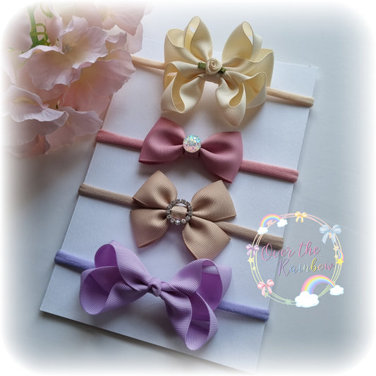 Neutral Set of 4 (Nylon Bands or Clips)